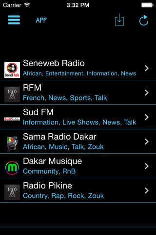Senegalese Radio LIve - Internet Stream Player screenshot 2