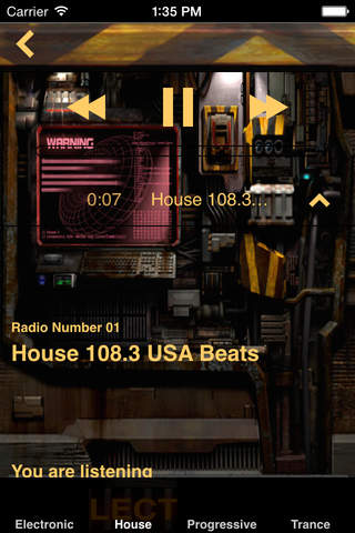 Electronic.FM Music Radios screenshot 2