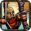 Spartan Warrior : Battle of clans mobile app icon