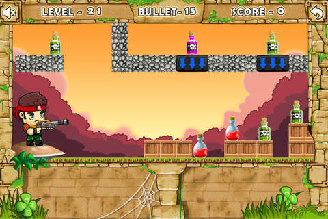 Angry Bottle Shooter Free screenshot 3