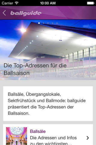ballguide BallApp Wien screenshot 4