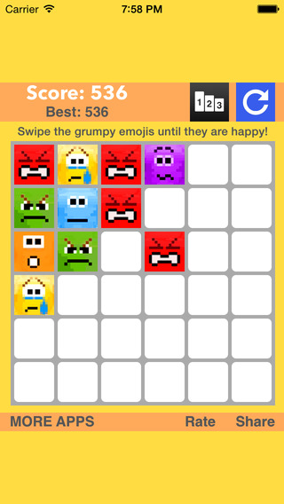 Grumpy Emoji