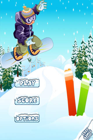 Nitro Snowboard Rider - Icy Wave Stunt Surfer FREE screenshot 2