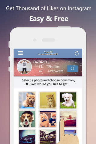 Magic Like Booster for Instagram:Fast More Real Photo Likes screenshot 2