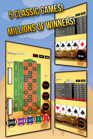 Rich Pharaohs Casino with Bingo Blitz, Blackjack Bonanza, and Gold Slots! screenshot 2