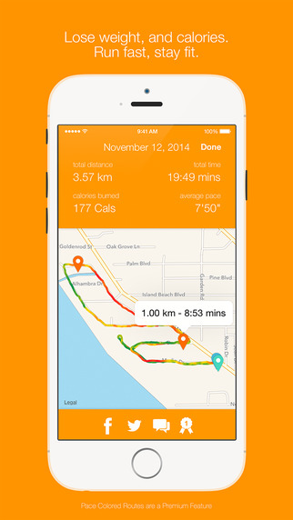 【免費健康App】Runr - GPS Run Tracker-APP點子