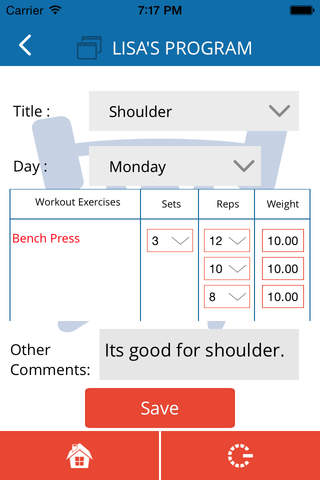 My-Workout screenshot 2