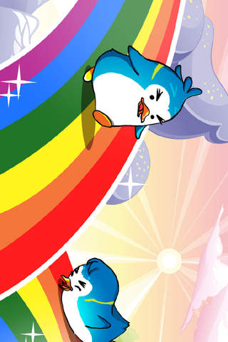 Amazing Penguin Rainbow Jump HD screenshot 3