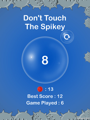 【免費遊戲App】Don't Touch The Spikey-APP點子