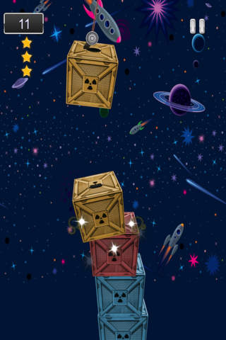 A Space Frontier Crane Stacker Game Pro Full Version screenshot 2