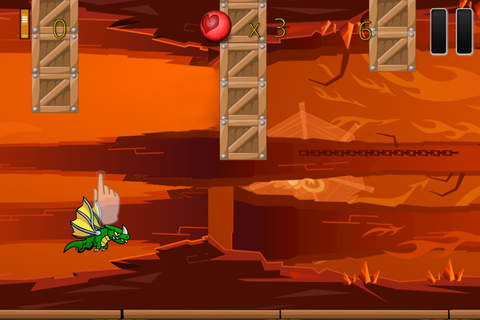 Flappy Dragon Saga - Tap to Fly Like Bird screenshot 2