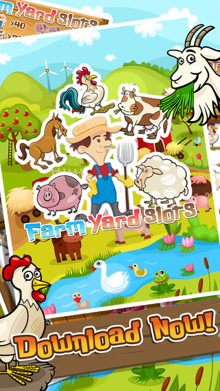 Farm Yard Slot Machine FREE - Spin to Win by Yowie Design