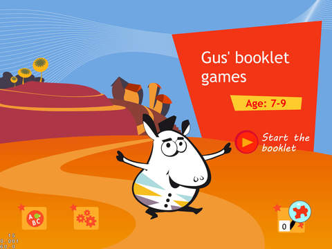 Gus booklet games for 7 to 9