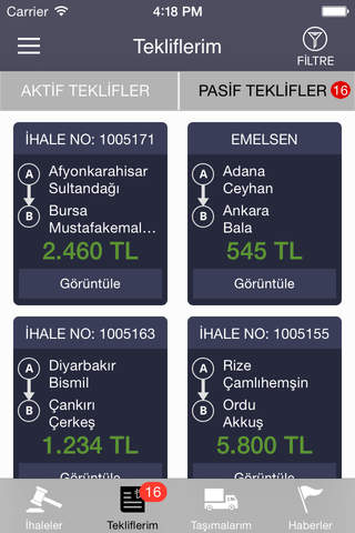 Webnak: Karlı Ve Kolay Taşıma screenshot 2
