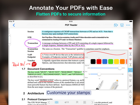 annotate pdf ipad