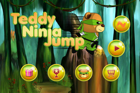 Teddy Ninja Jump screenshot 2