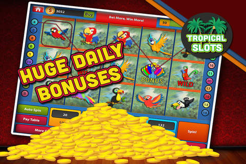 Tropical Bird Paradise Slots – Fun Vegas Casino Slot Machine screenshot 4