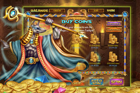 Slots Golden Tomb of Anubis -  FREE 777 Slot Machine Game! screenshot 4