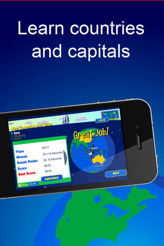 GeoGames: Build Planet Earth, Map Countries and Cities screenshot 3