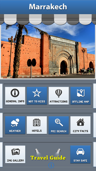 Marrakech Offline Map Travel Explorer