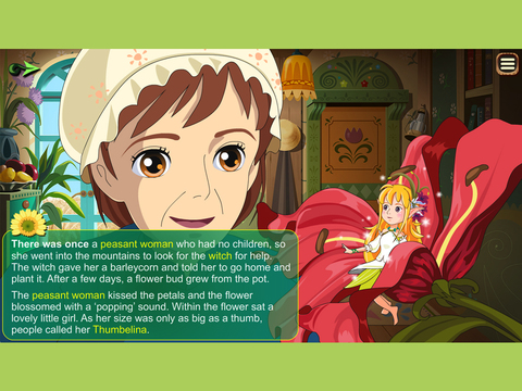 【免費書籍App】Thumbelina Story Book-APP點子