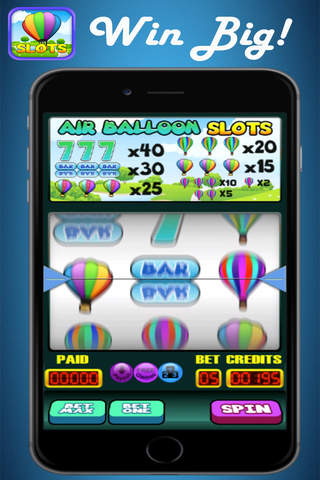 Air Balloon Slots - Spin The Wheel To Win The Prize screenshot 2
