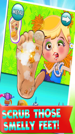 Crazy Stinky Little Foot Doctor Toe Nail Salon - Free Fun Games For Kids
