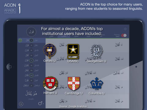 【免費教育App】ACON Arabic Verb Conjugator-APP點子