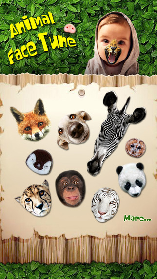 Animal Face Tune Pro - Sticker Photo Editor to Blend Morph and Transform Yr Skin with Wild Animal Te