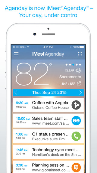 Agenday Smart Calendar – Mobile Conference Call and One-touch Dialing tool