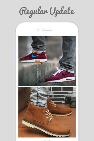 Men Shoes Design Catalogue - Designer Brands Shoes Wallpapers screenshot 3