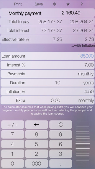 Mortgage - loan calculator