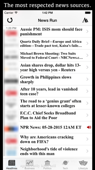 Daily Planet One: Please download our updated app 'News Run' instead.