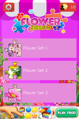 Jigsaw Flower in The Garden HD Puzzle Floral Farm Collection screenshot 3