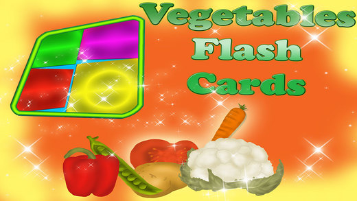 Vegetables Match Magical Memory Flash Cards Game