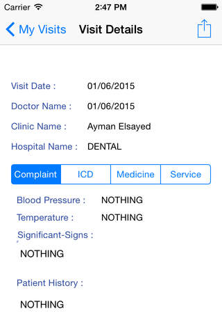 Patient mCare screenshot 3