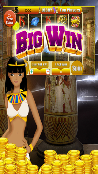 Cleopatra’s Casino slots machine – Ancient pharaoh’s treasure