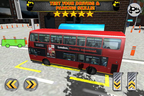 Bus Parking School - 3D Double Decker Driving & Park Simulator Game screenshot 3
