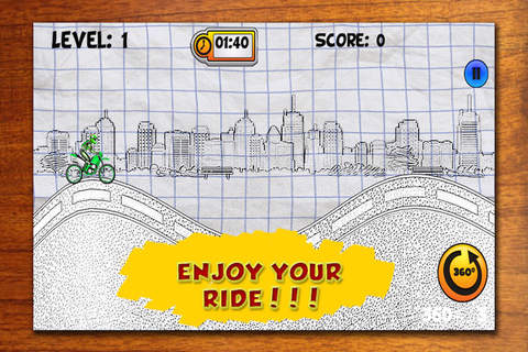 A Cool Cartoon Motocross Hero Premium screenshot 2