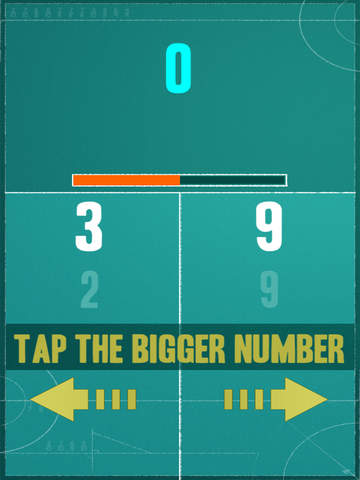 【免費遊戲App】Tap the bigger number-APP點子