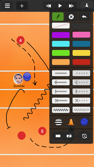 【免費運動App】Volleyball coach's clipboard-APP點子