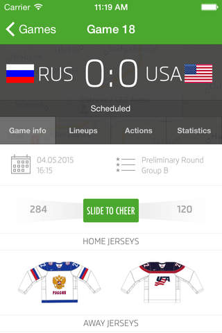 2015 IIHF powered by ŠKODA screenshot 2