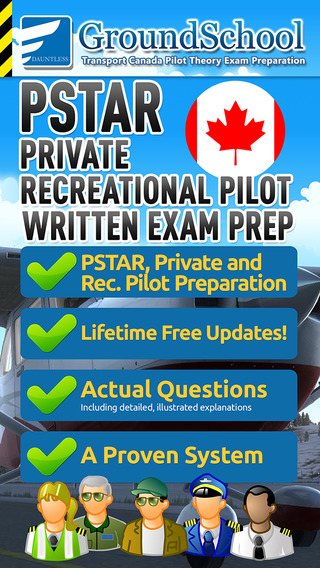 GroundSchool CANADA PSTAR Private Pilot and Recreational Pilot Written Exam Prep