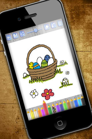 Pintar huevos mágico - libro para colorear en Pascua screenshot 4