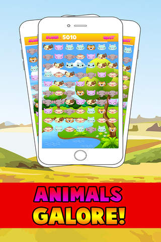 Cute Pet Match Shop - The Ultimate Pocket Farm Puzzle FREE By Animal Clown screenshot 4