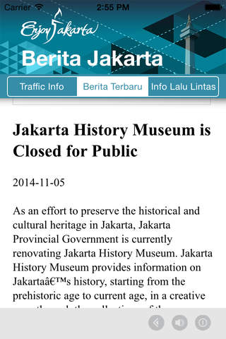 Enjoy Jakarta screenshot 2
