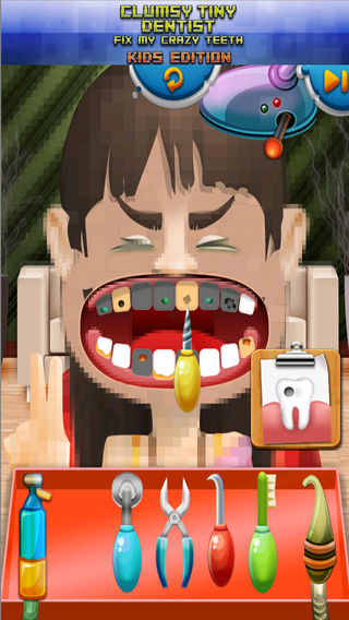 【免費遊戲App】Aaah! Clumsy Tiny Dentist Fix My Crazy Teeth! - Kids Edition-APP點子