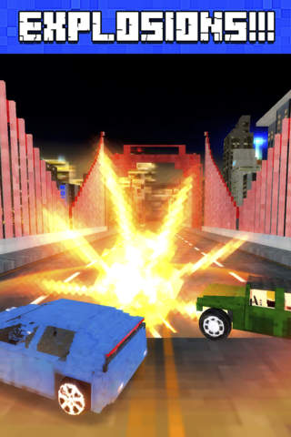 Block Cars Exploration - Multiplayer Craft Cube Survival Game screenshot 4