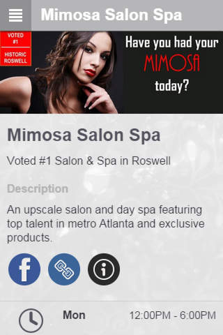 Mimosa Salon Spa screenshot 2