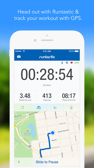 Runtastic GPS Running Walking Jogging Fitness Distance Tracker and Marathon Training